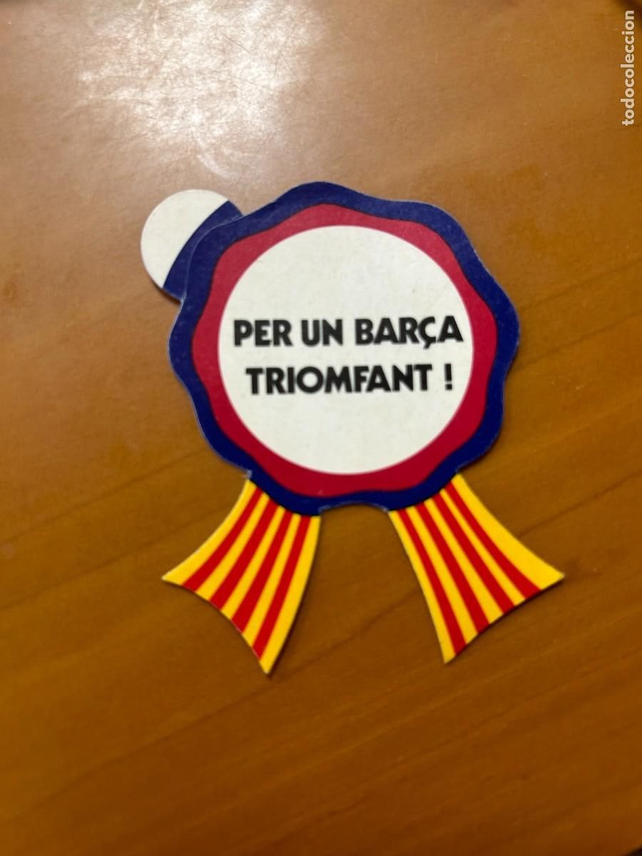 Coleccionismo deportivo: pegatina perun bar&ccedil;a triomfant album 5 - Foto 1