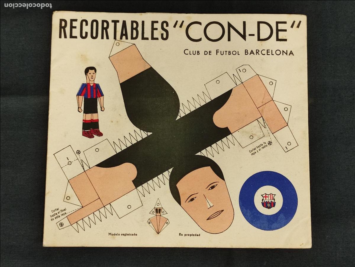 Coleccionismo deportivo: RECORTABLES CON-DE - C.F. BARCELONA - - Foto 1