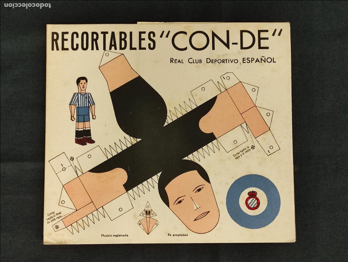 Coleccionismo deportivo: RECORTABLES CON-DE - R.C.D. ESPA&Ntilde;OL - - Foto 1