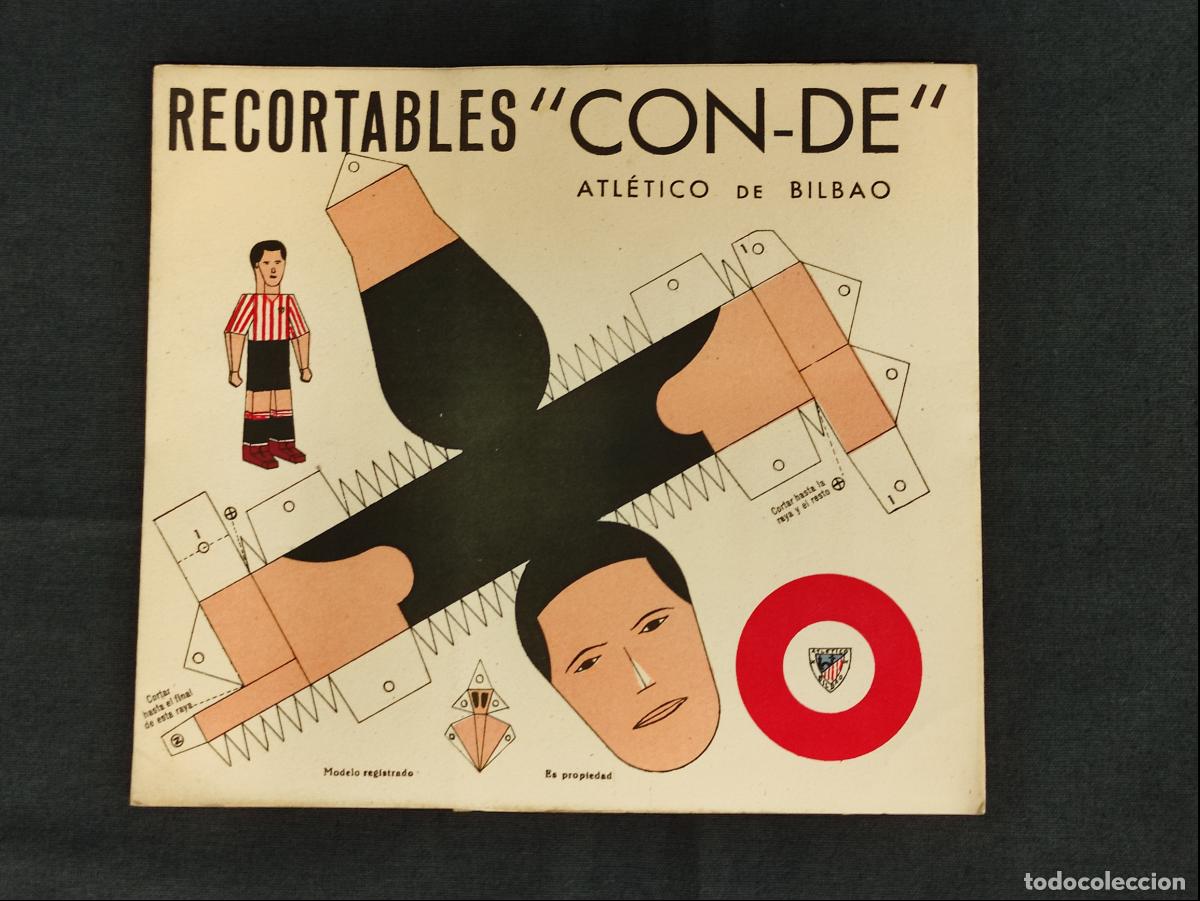 Coleccionismo deportivo: RECORTABLES CON-DE - ATLETICO DE BILBAO - - Foto 1