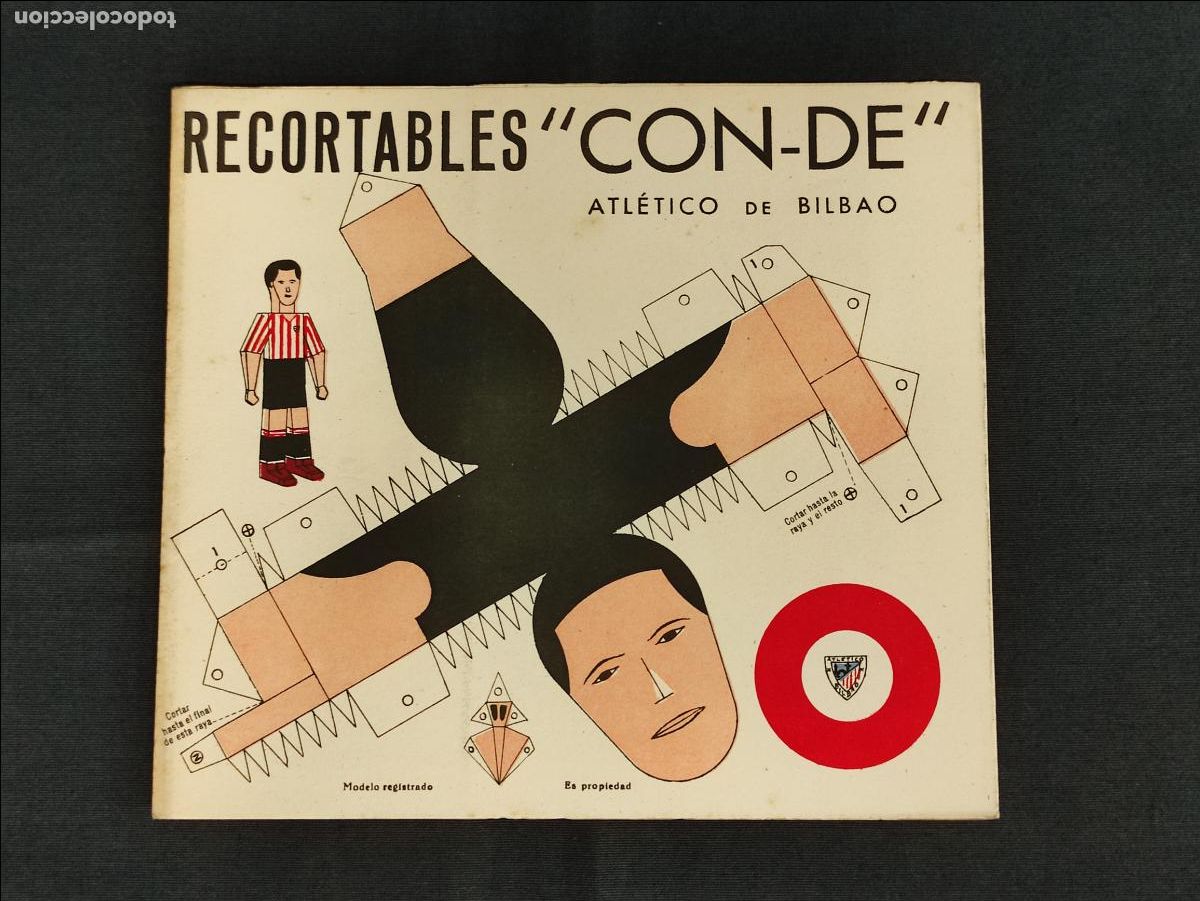 Coleccionismo deportivo: RECORTABLES CON-DE - ATLETICO DE BILBAO - - Foto 1