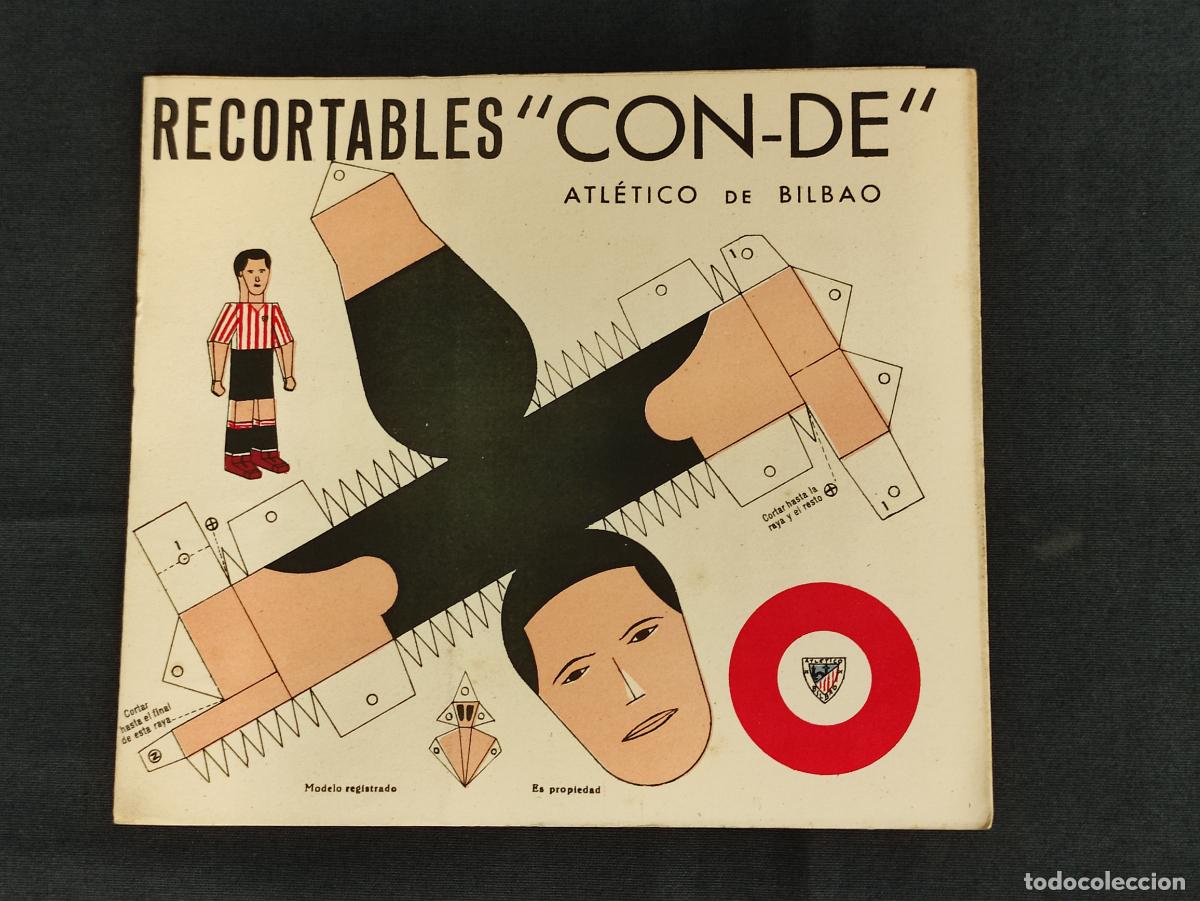 Coleccionismo deportivo: RECORTABLES CON-DE - ATLETICO DE BILBAO - - Foto 1
