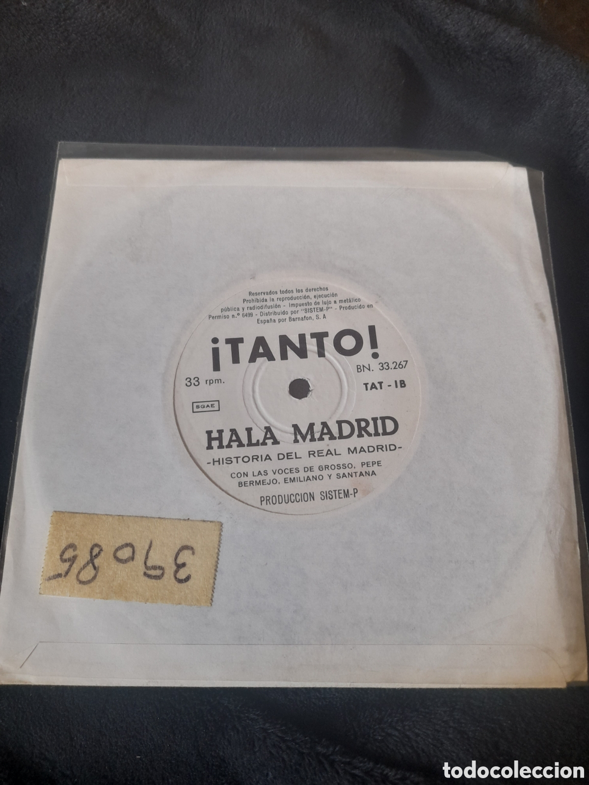 Coleccionismo deportivo: Tanto, Hala Madrid, Historia del Real Madrid - Foto 1