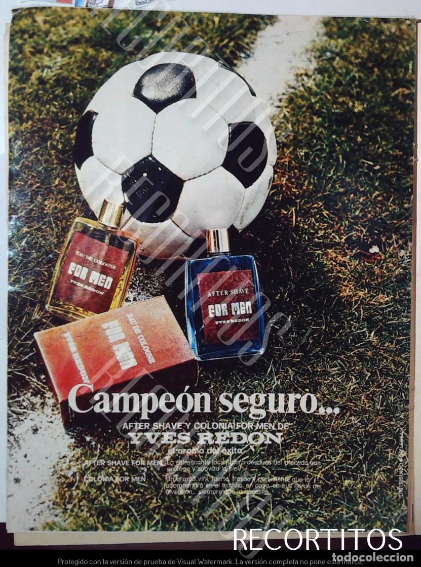 Coleccionismo deportivo: YVES REDON FOR MEN anuncio publicidad - Foto 1