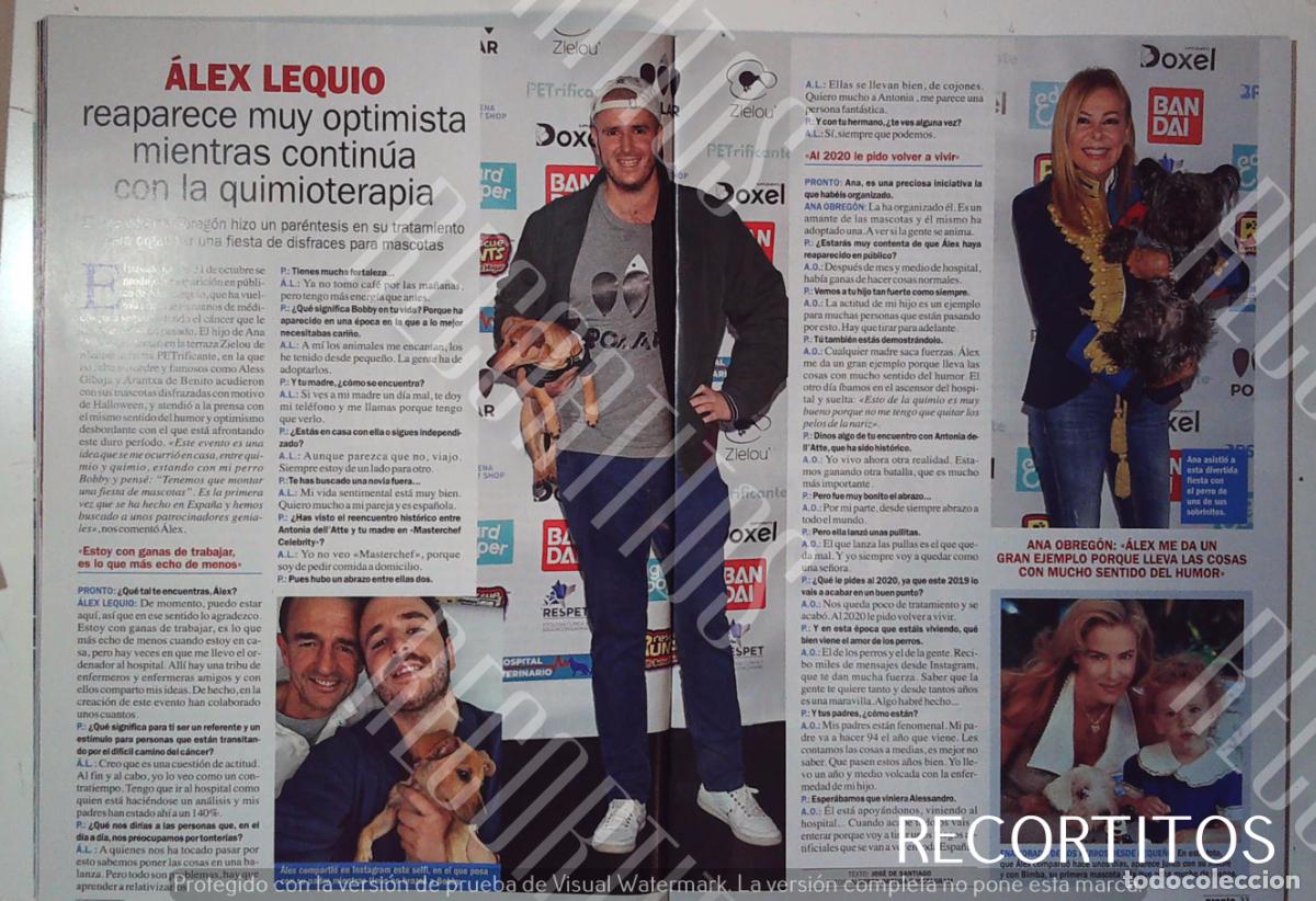 Coleccionismo deportivo: ANA OBREGON ALESSANDRO LECQUIO ALEX - Foto 1