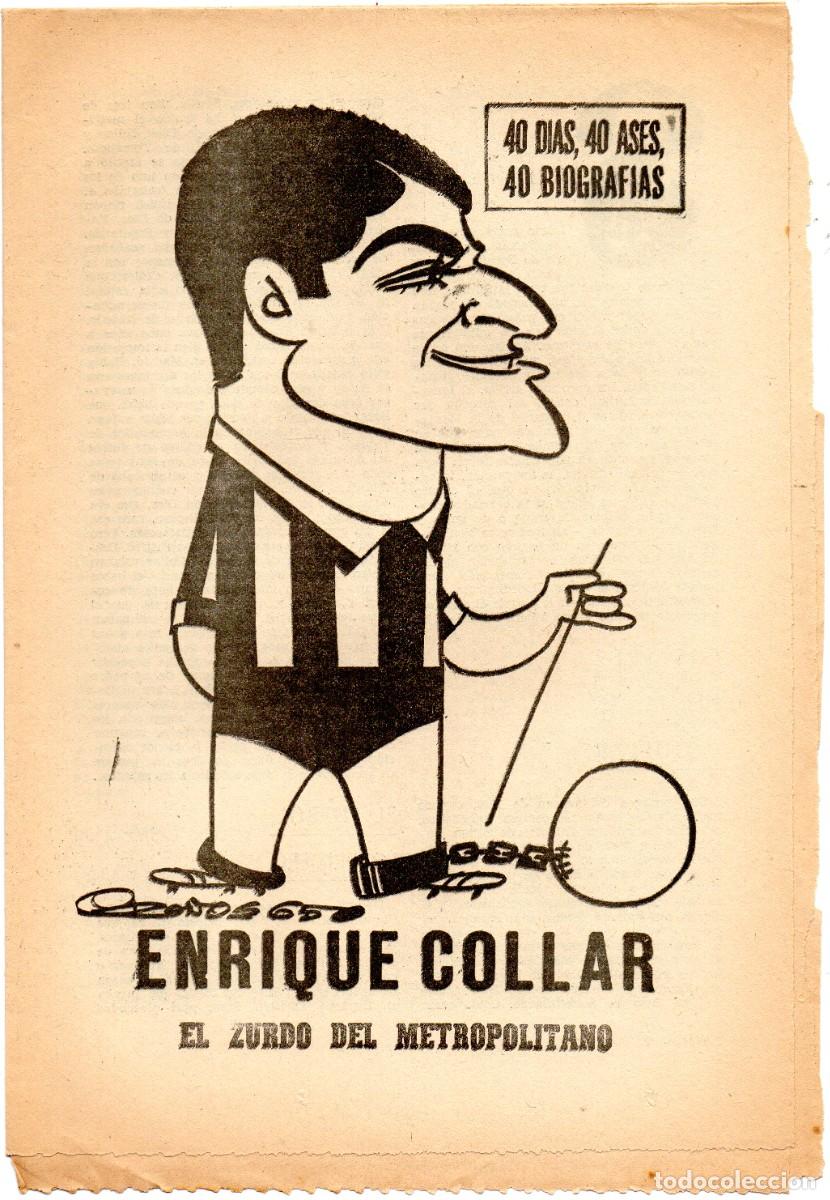 Coleccionismo deportivo: Coleccionable de Marca a&ntilde;os 60 Collar Atl&eacute;tico de Madrid - Foto 1