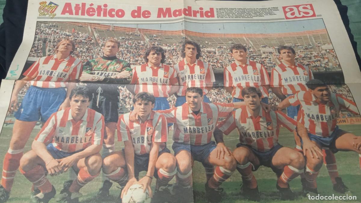 Coleccionismo deportivo: Historia de los Derbies periodico AS. - Foto 2