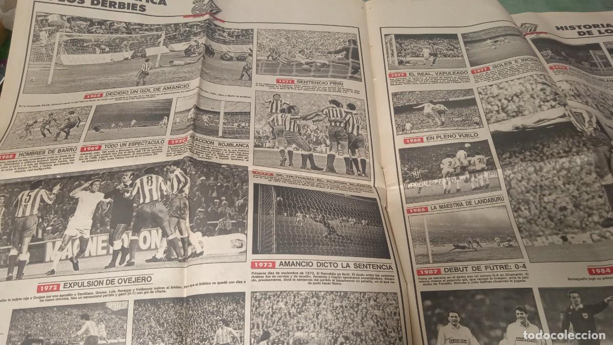 Coleccionismo deportivo: Historia de los Derbies periodico AS. - Foto 3