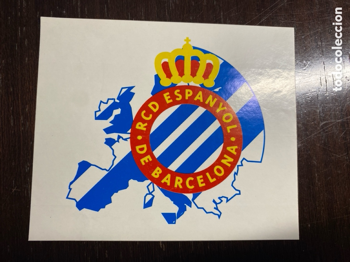 Coleccionismo deportivo: Adhesivo Rcd.Espa&ntilde;ol - Foto 1