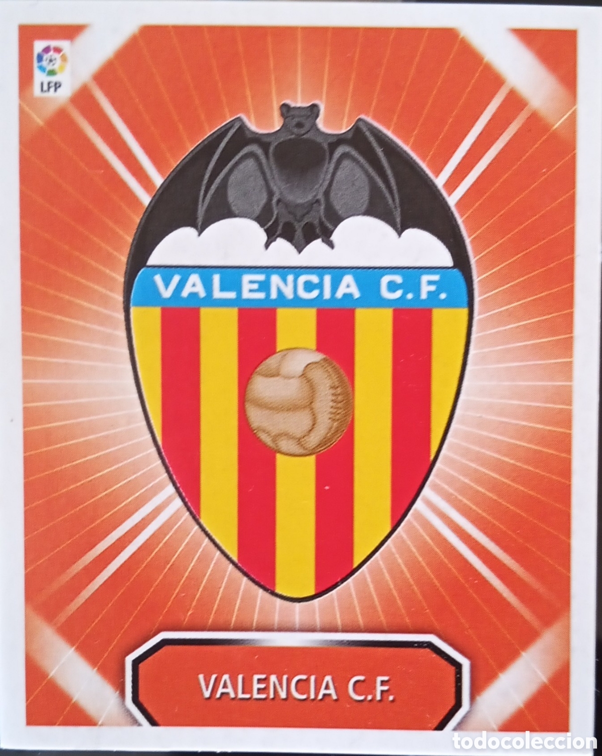 Coleccionismo deportivo: CROMO ESCUDO VALENCIA CF - Foto 1