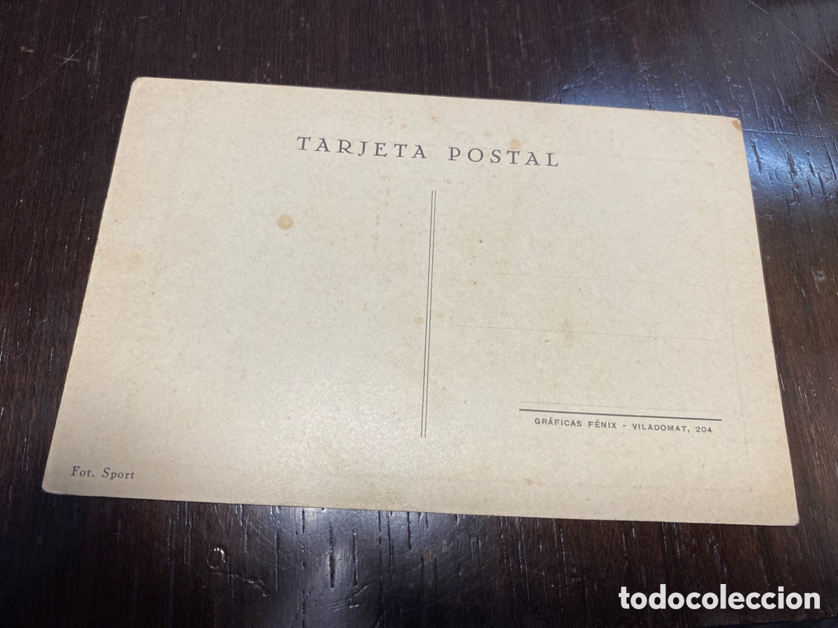 Coleccionismo deportivo: Targeta postal u.s.Sant Andreu - Foto 2