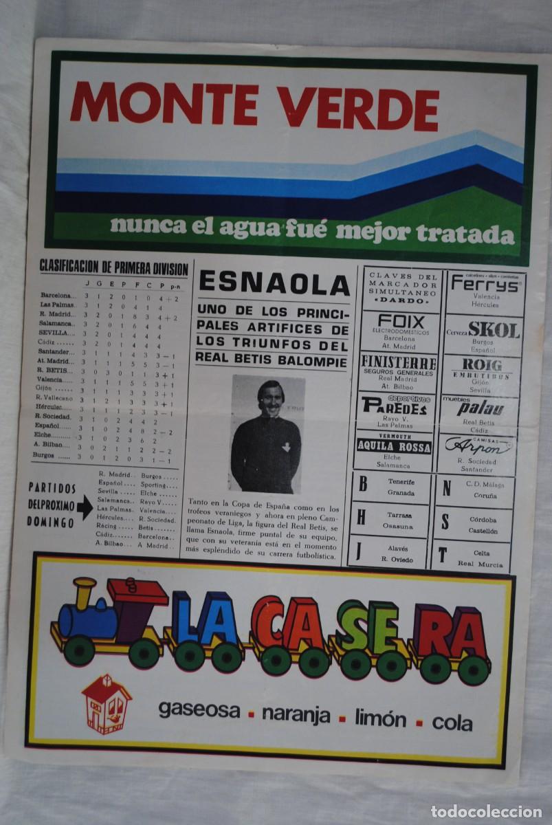 Coleccionismo deportivo: SUPLEMENTO ESPECIAL DE FUTBOL 1977 - Foto 3