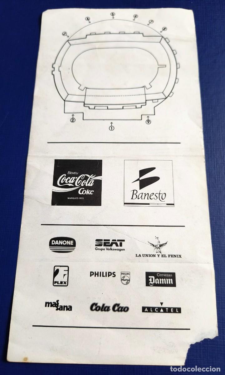 Coleccionismo deportivo: ENTRADA MITIN DATLETISME BARCELONA 90 / COCA COLA - Foto 2