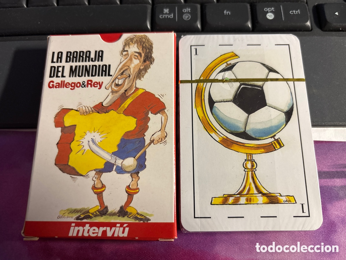 Coleccionismo deportivo: LA BARAJA DEL MUNDIAL-GALLEGO&REY-INTERVIU - Foto 1