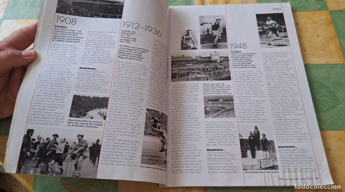 Coleccionismo deportivo: Programa Oficial y Revista de los Juegos Ol&iacute;mpicos de Londres 2012 - - Foto 17