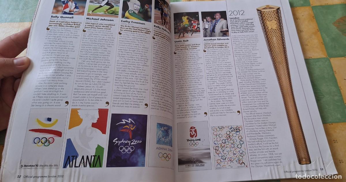 Coleccionismo deportivo: Programa Oficial y Revista de los Juegos Ol&iacute;mpicos de Londres 2012 - - Foto 18