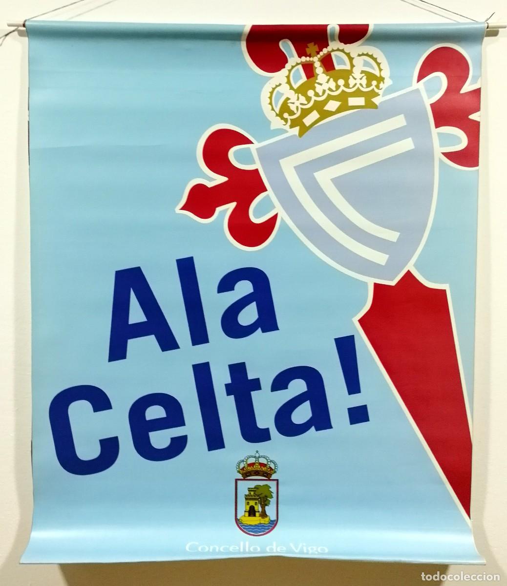 Coleccionismo deportivo: LONA CELTA DE VIGO 100X80 - Foto 1