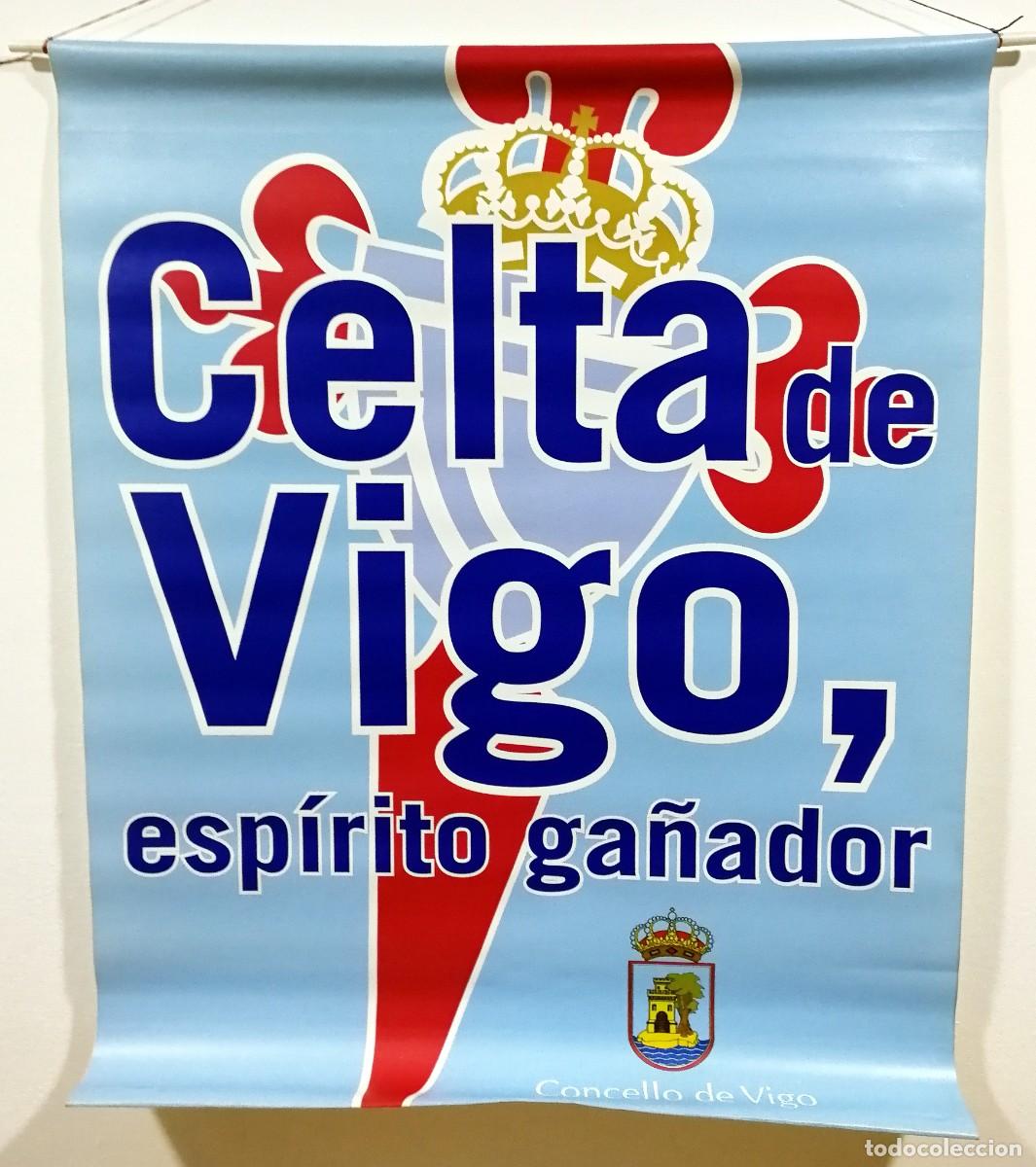 Coleccionismo deportivo: LONA CELTA DE VIGO 100 X 80 - Foto 1