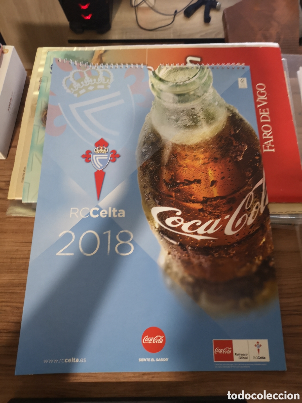 Coleccionismo deportivo: CALENDARIO COCACOLA CELTA DE VIGO 2018 NUEVO - Foto 1