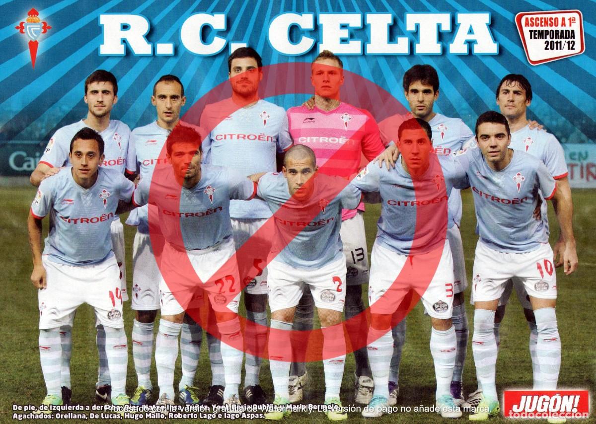 Coleccionismo deportivo: L&Aacute;MINA P&Oacute;STER CELTA DE VIGO 2011/12 - Foto 1