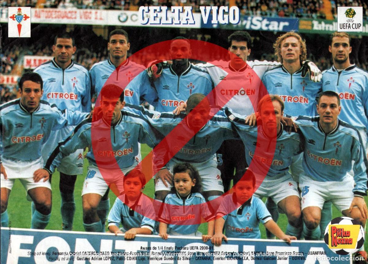 Coleccionismo deportivo: L&Aacute;MINA P&Oacute;STER CELTA DE VIGO 2000/01 - Foto 1