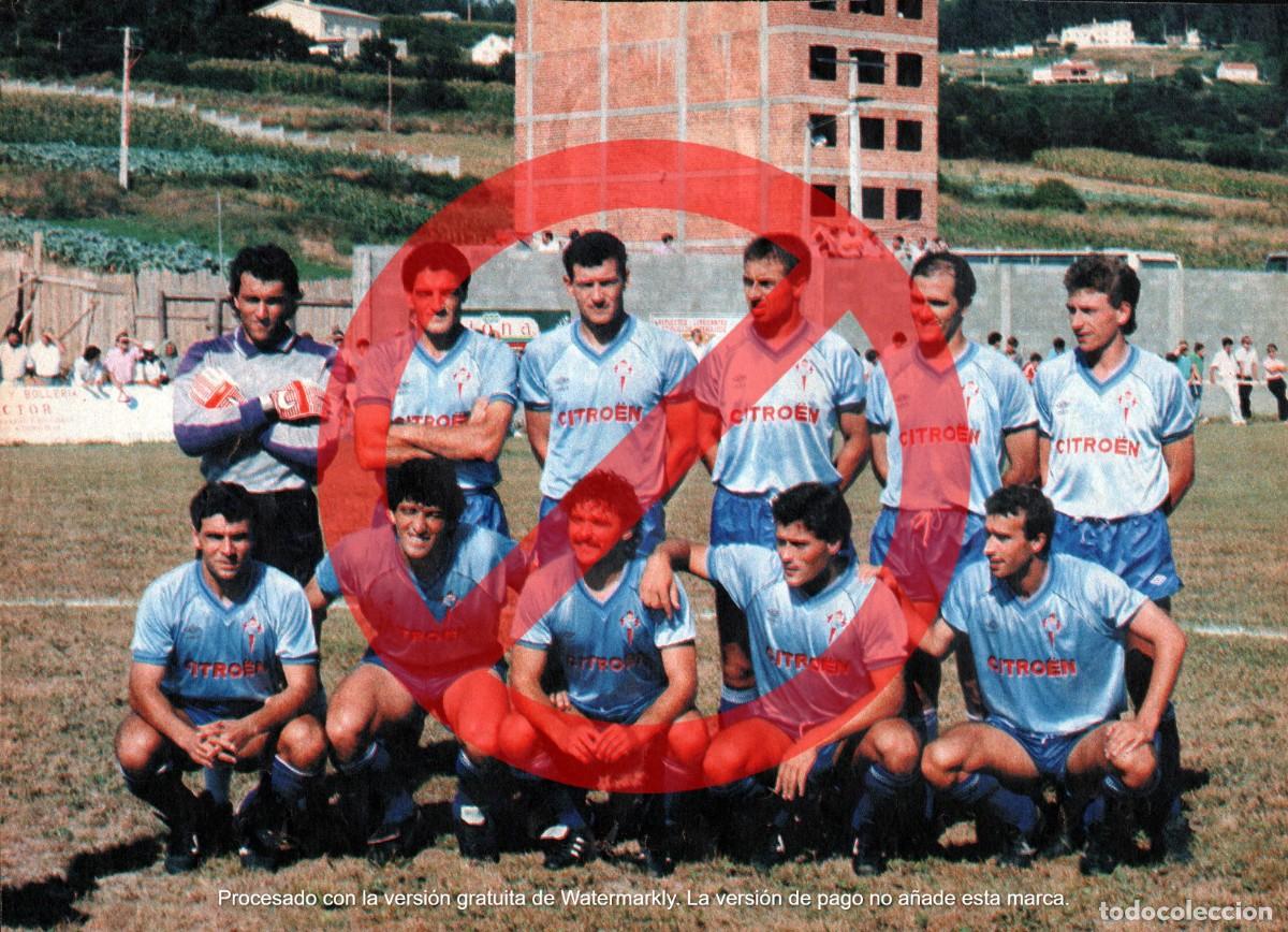 Coleccionismo deportivo: L&Aacute;MINA P&Oacute;STER CELTA DE VIGO 1988/89 - Foto 1