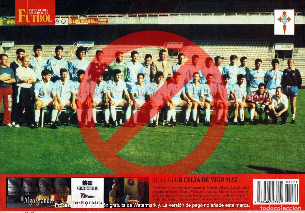 Coleccionismo deportivo: L&Aacute;MINA P&Oacute;STER CELTA DE VIGO 1991/92 - Foto 1