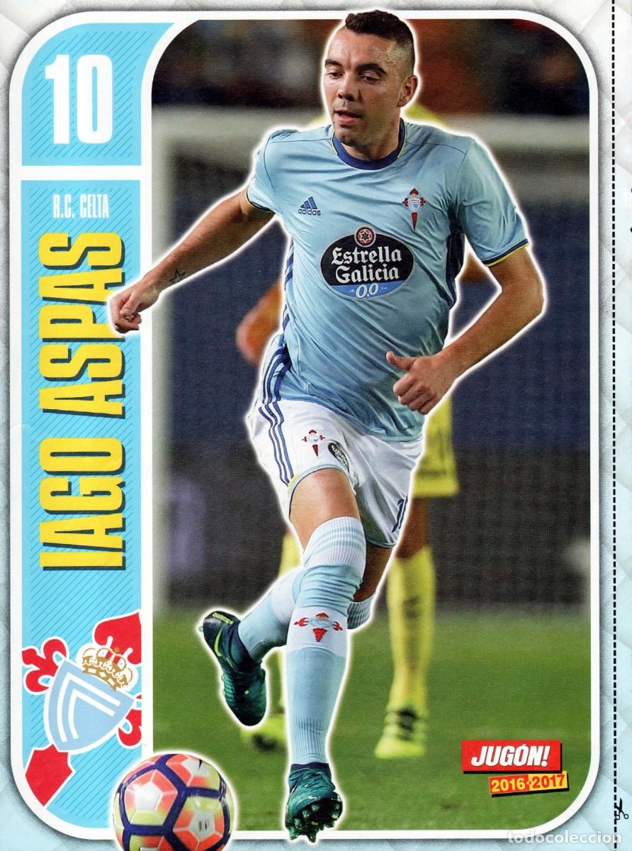Coleccionismo deportivo: L&Aacute;MINA P&Oacute;STER CELTA DE VIGO IAGO ASPAS - Foto 1