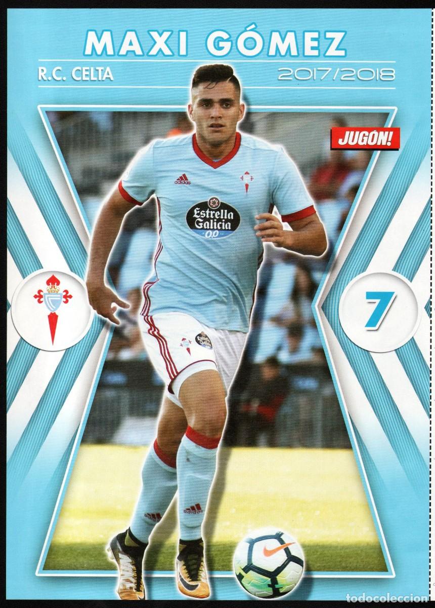 Coleccionismo deportivo: L&Aacute;MINA P&Oacute;STER CELTA DE VIGO MAXI G&Oacute;MEZ - Foto 1