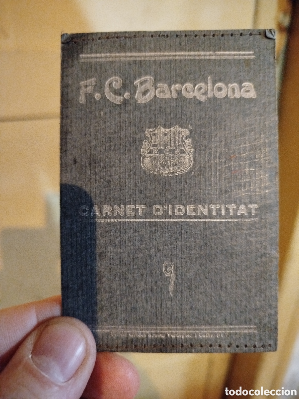 Coleccionismo deportivo: Carnet antiguo del FC Barcelona - Foto 3