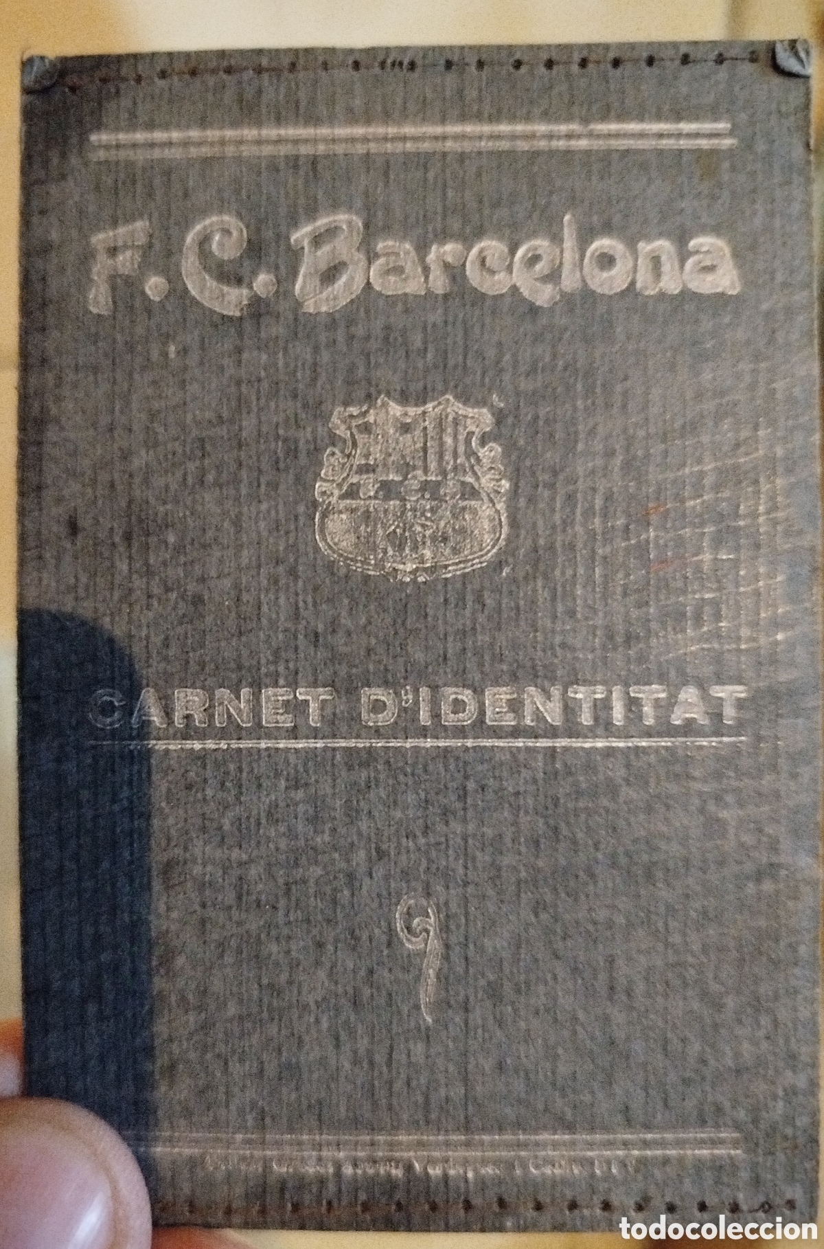 Coleccionismo deportivo: Carnet antiguo del FC Barcelona - Foto 1