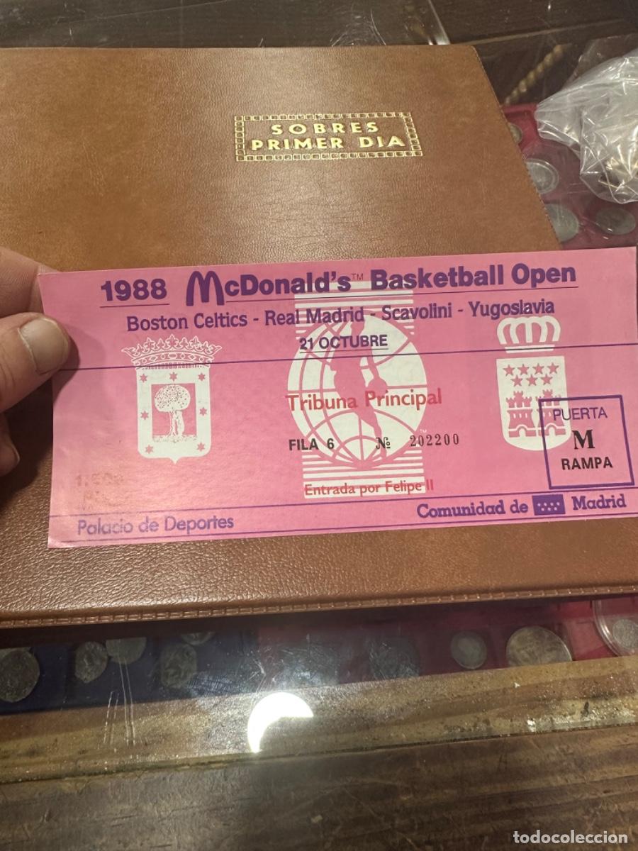 Coleccionismo deportivo: Antigua entrada open mc donald 1988 - Foto 1
