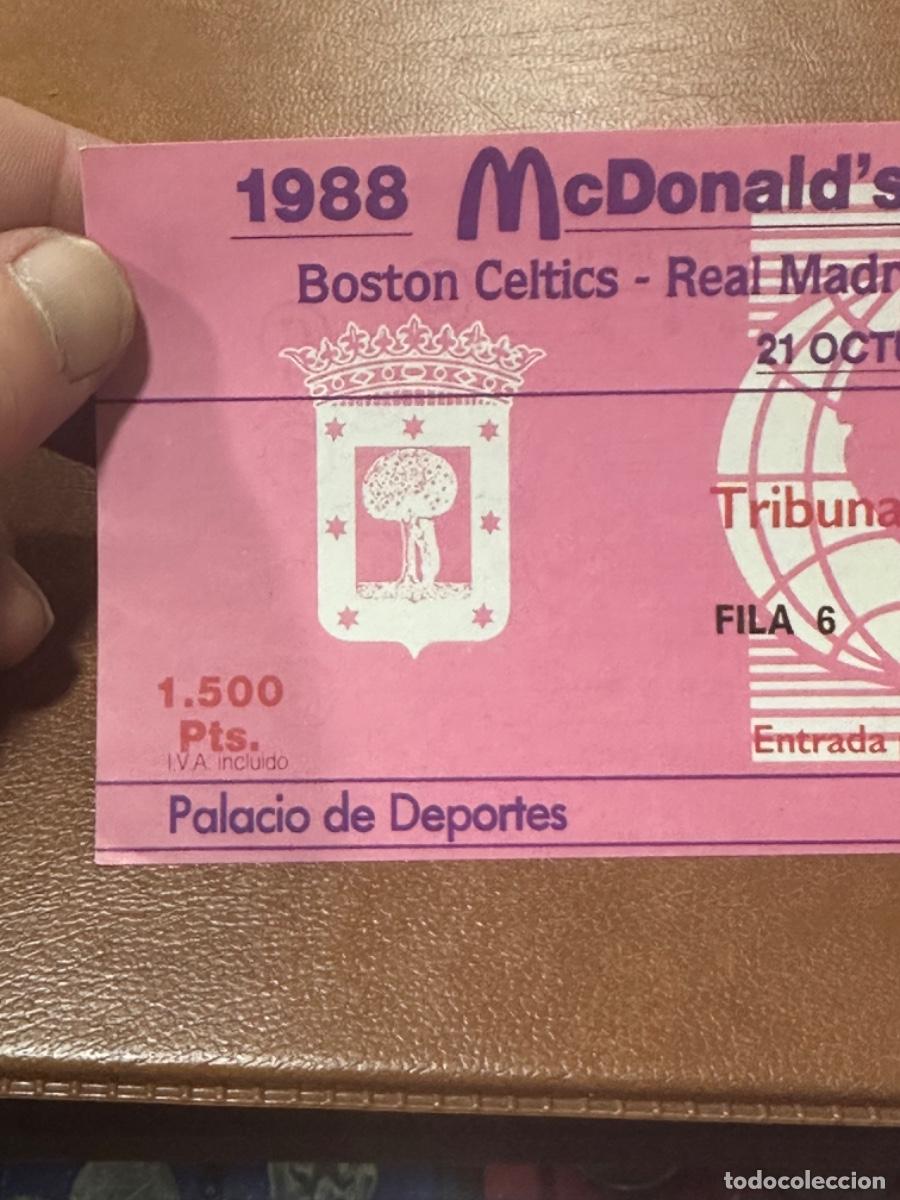Coleccionismo deportivo: Antigua entrada open mc donald 1988 - Foto 2