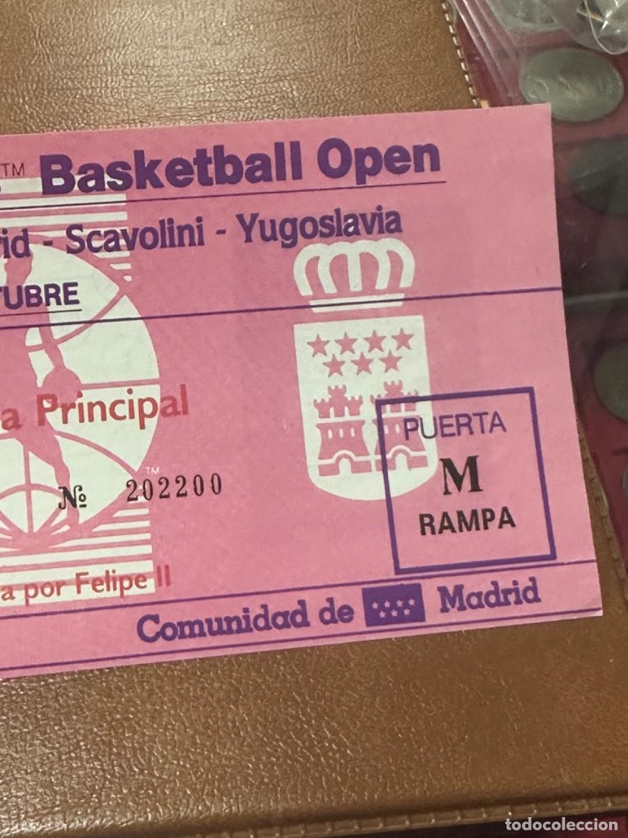 Coleccionismo deportivo: Antigua entrada open mc donald 1988 - Foto 4