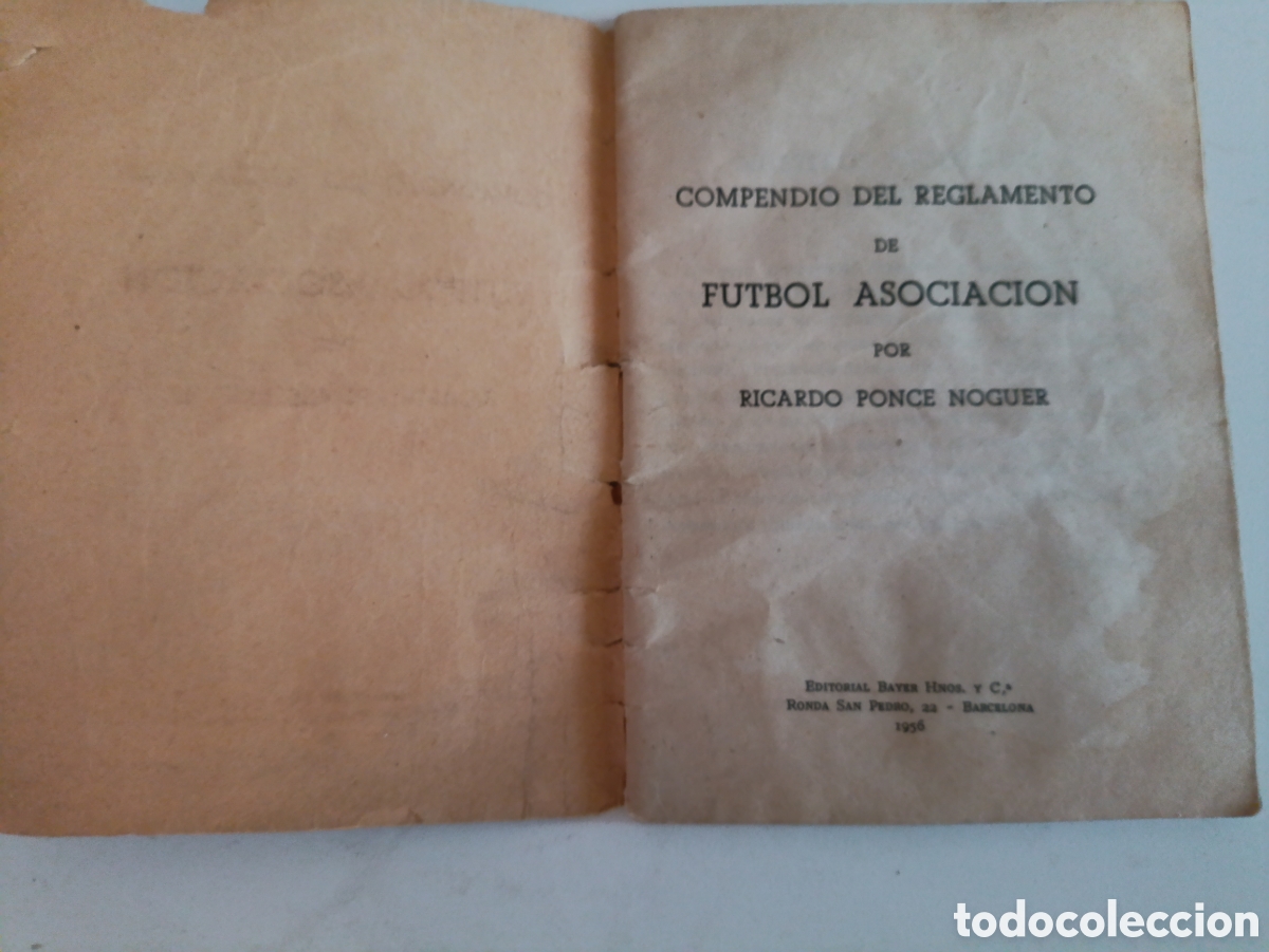 Coleccionismo deportivo: Reglamento de Futbol.A&ntilde;o 1956 - Foto 4