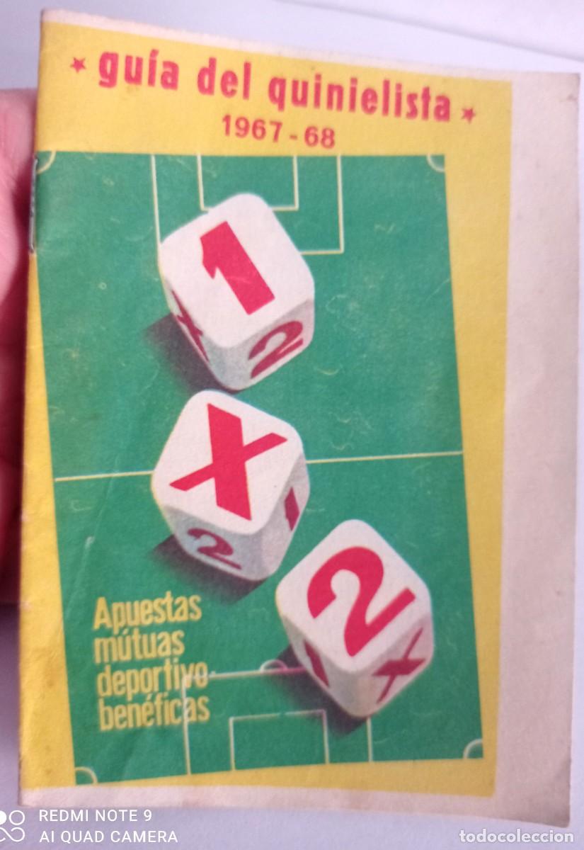 Coleccionismo deportivo: Gu&iacute;a del Quinielista del a&ntilde;o 1967-1968 - Foto 1