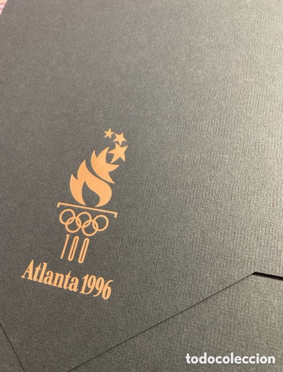 Coleccionismo deportivo: Diploma ol&iacute;mpico original de Atlanta 1996 - Foto 3