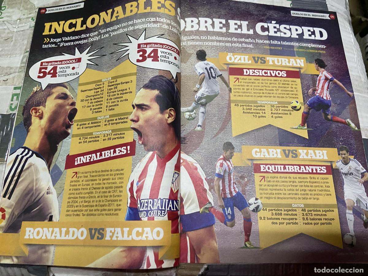 Coleccionismo deportivo: REVISTA PROGRAMA MEDIAPUNTA FINAL COPA DEL REY 2013 REAL MADRID ATLETICO MADRID - Foto 4