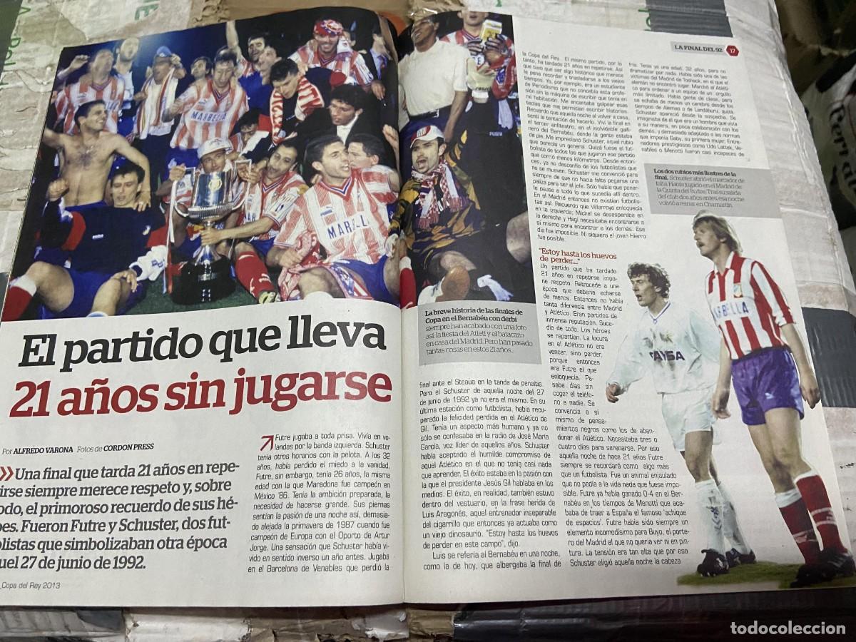 Coleccionismo deportivo: REVISTA PROGRAMA MEDIAPUNTA FINAL COPA DEL REY 2013 REAL MADRID ATLETICO MADRID - Foto 5
