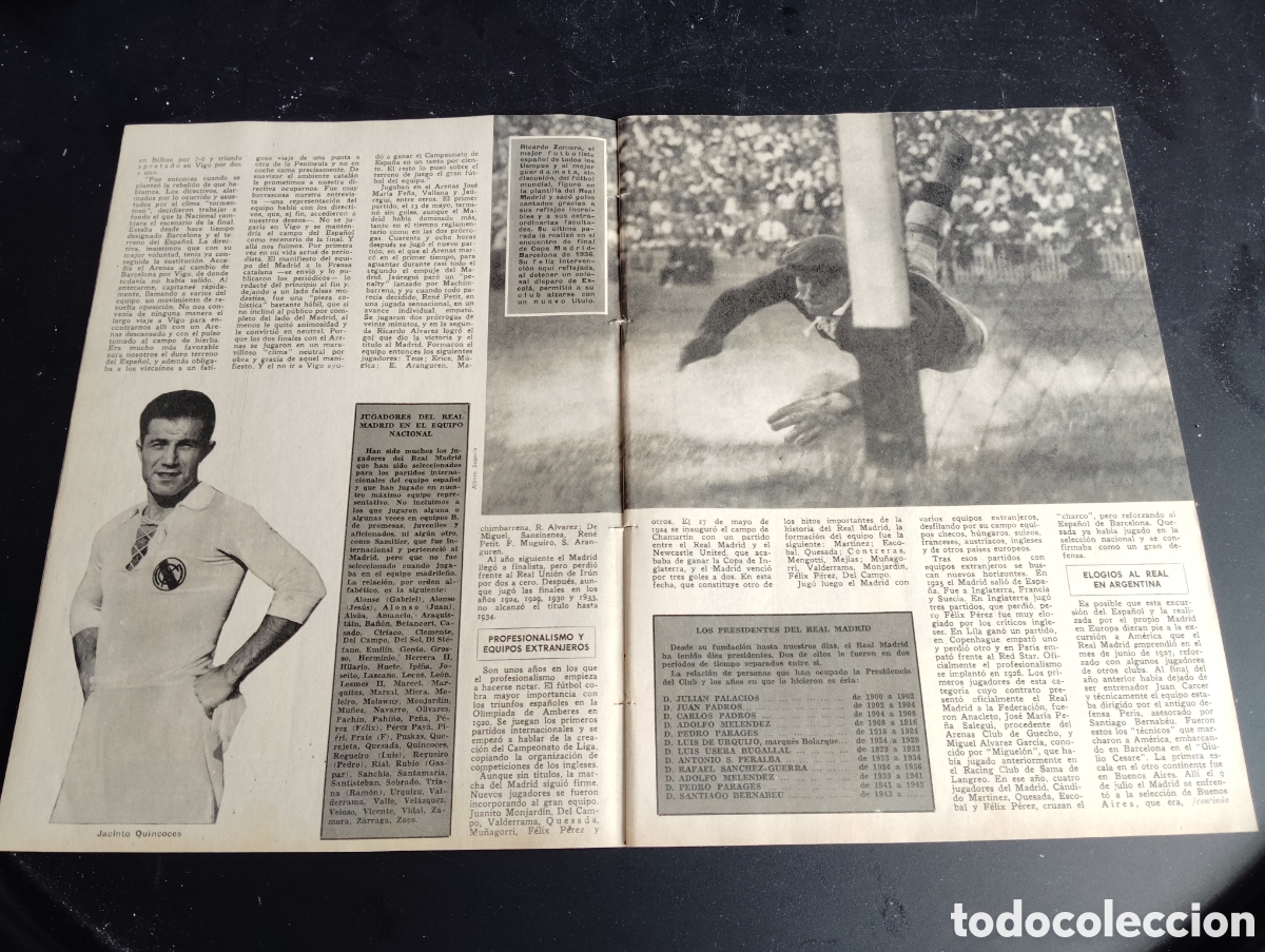 Coleccionismo deportivo: 1968. REPORTAJE REAL MADRID. 32 PAGINAS - Foto 6