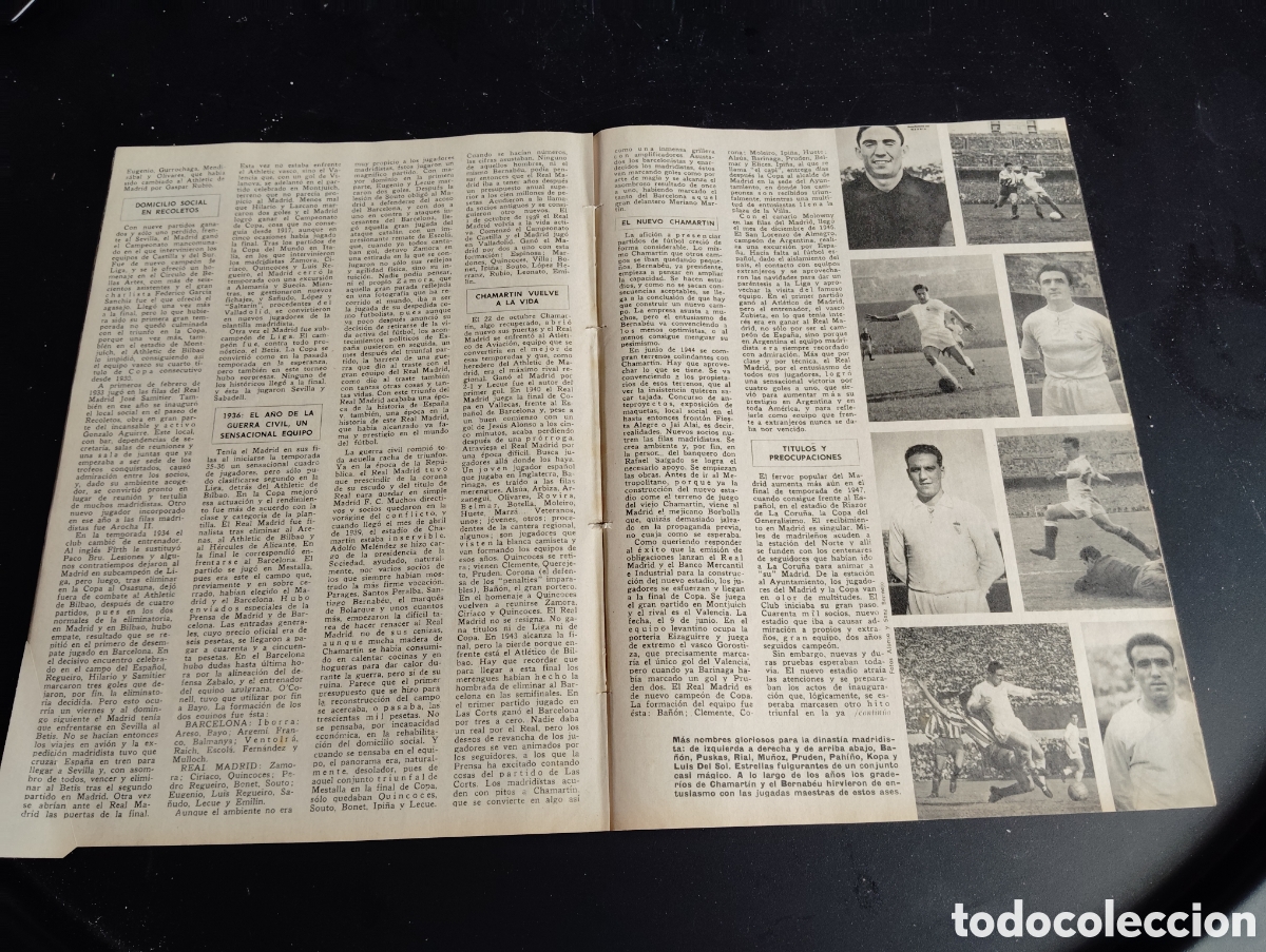 Coleccionismo deportivo: 1968. REPORTAJE REAL MADRID. 32 PAGINAS - Foto 9