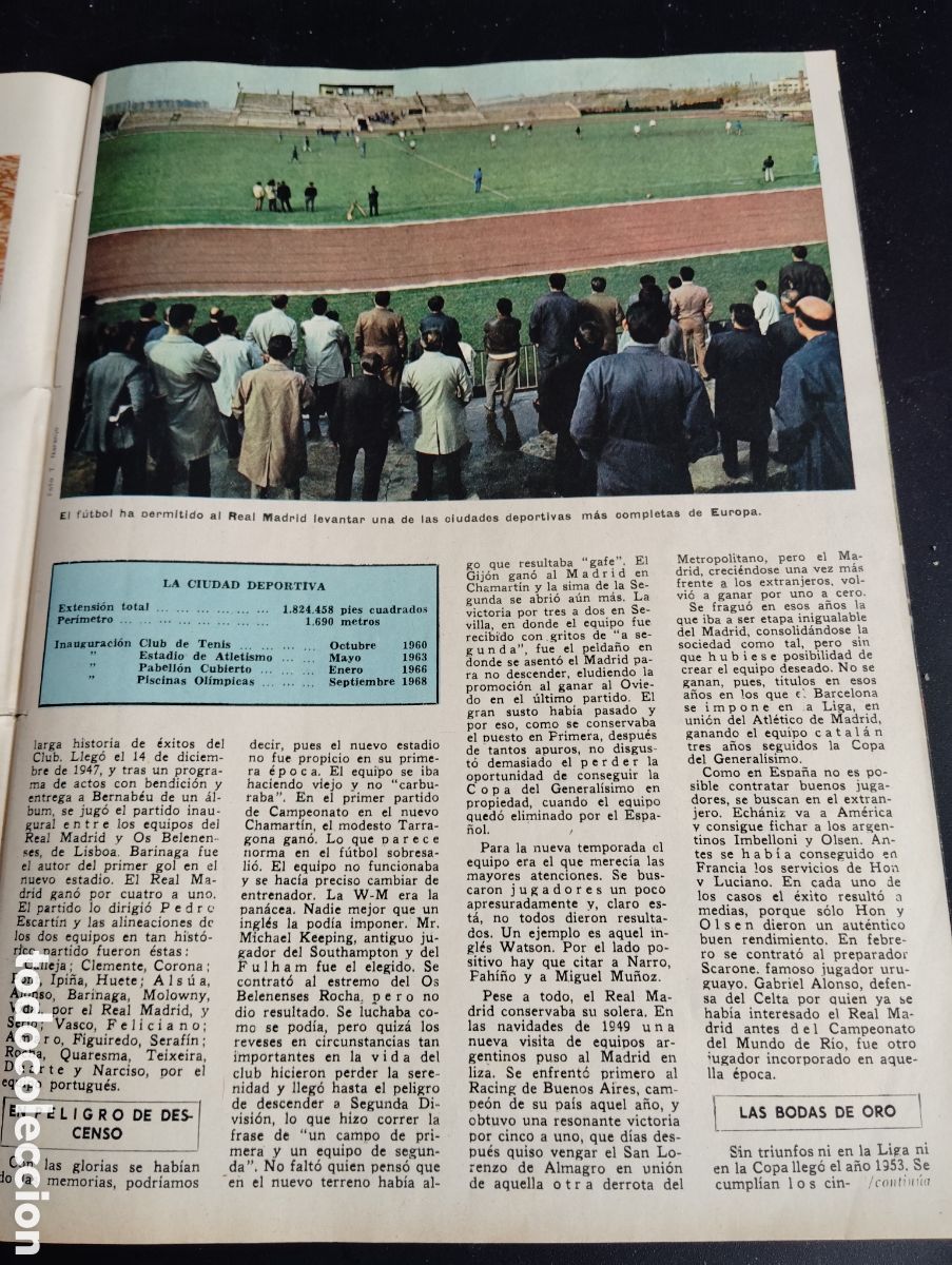 Coleccionismo deportivo: 1968. REPORTAJE REAL MADRID. 32 PAGINAS - Foto 10