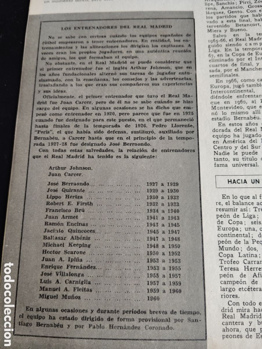 Coleccionismo deportivo: 1968. REPORTAJE REAL MADRID. 32 PAGINAS - Foto 26