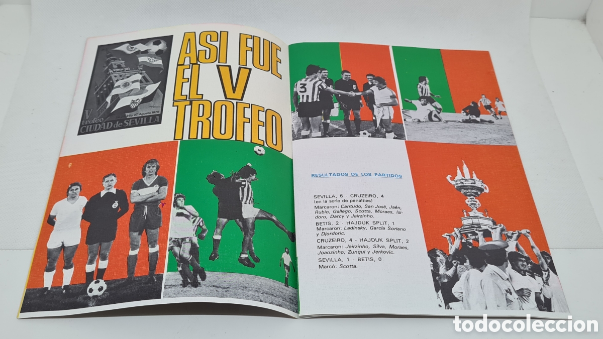 Coleccionismo deportivo: PROGRAMA VI TROFEO CIUDAD DE SEVILLA AGOSTO DE 1977 - Foto 2