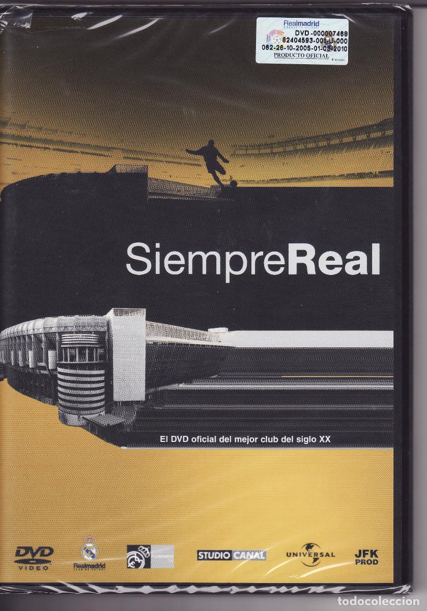 Coleccionismo deportivo: DVD SIEMPRE REAL - PRODUCTO OFICIAL REAL MADRID - Foto 1