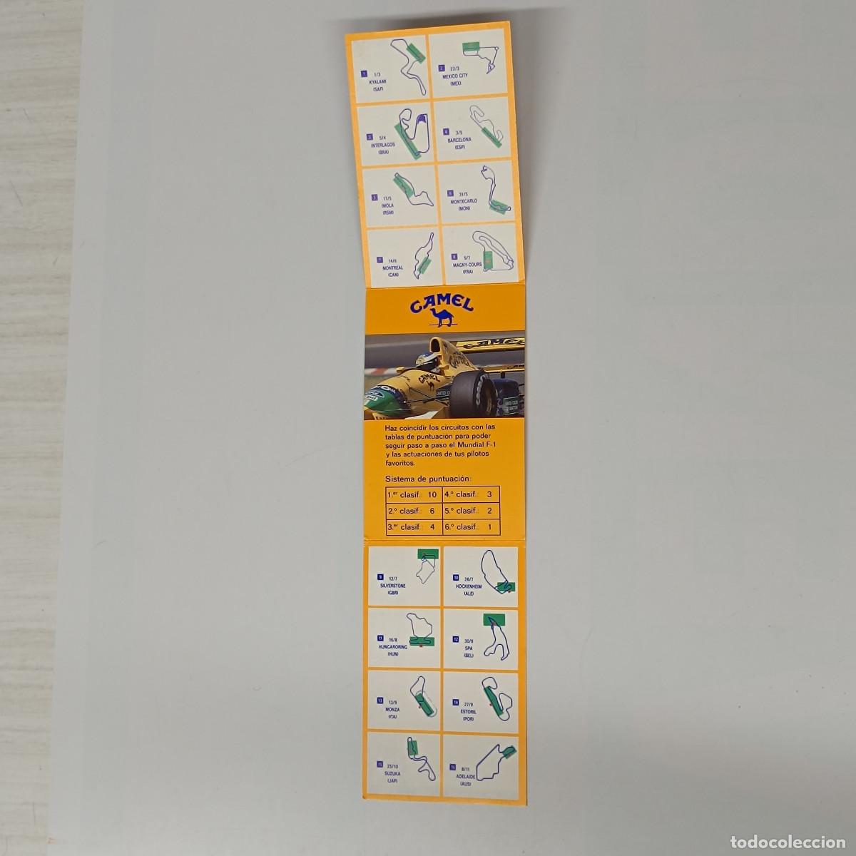 Coleccionismo deportivo: CALENDARIO FORMULA 1 CAMEL A&Ntilde;OS 80. - Foto 2