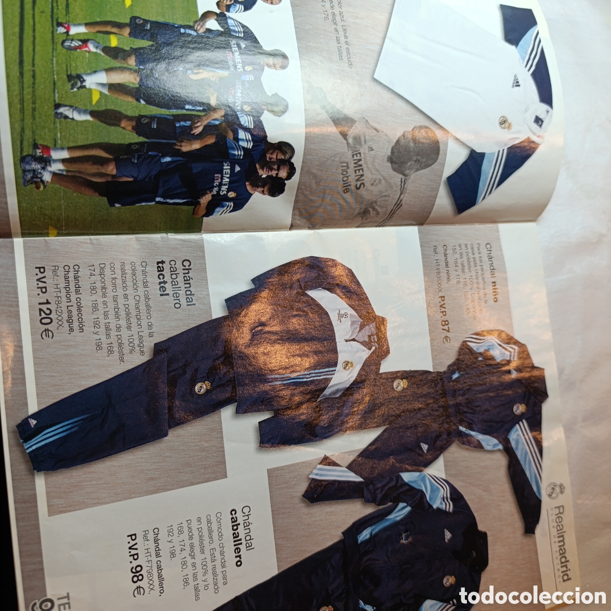 Coleccionismo deportivo: REAL MADRID,CATALOGO DE PRODUCTO OFICIAL,2003/04 - Foto 2