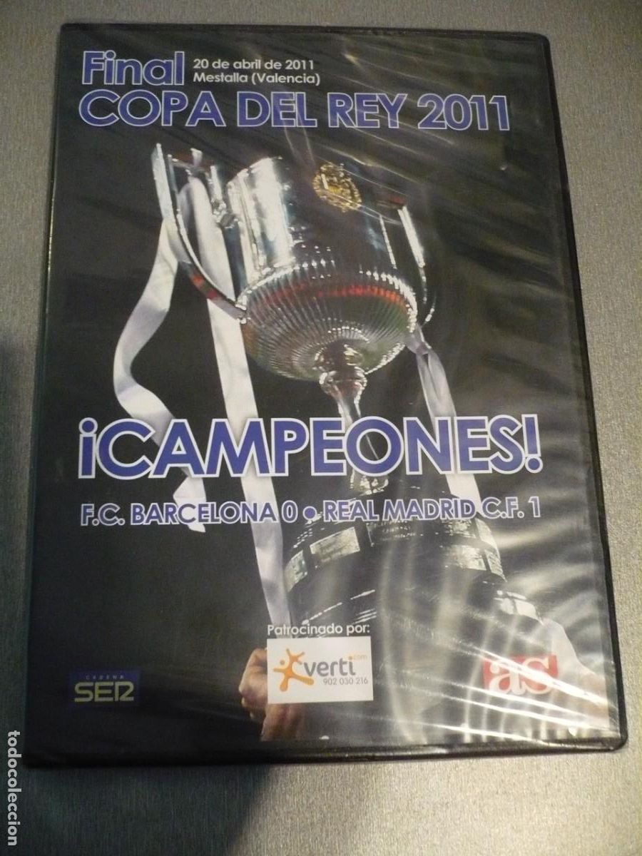 Coleccionismo deportivo: REAL MADRID - BARCA COPA DEL REY 2011 ! CAMPEONES !!! |PRECINTADO - Foto 1