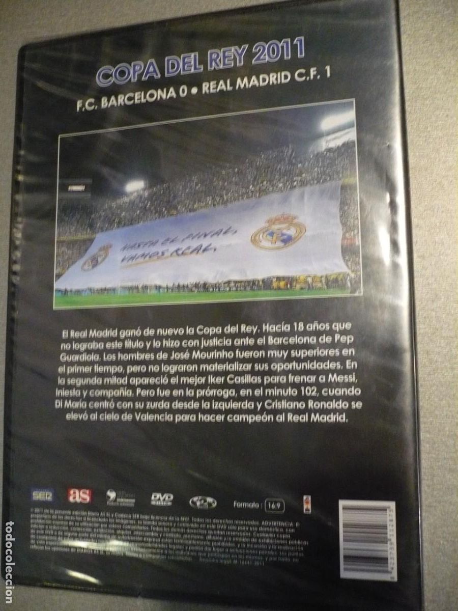 Coleccionismo deportivo: REAL MADRID - BARCA COPA DEL REY 2011 ! CAMPEONES !!! |PRECINTADO - Foto 2