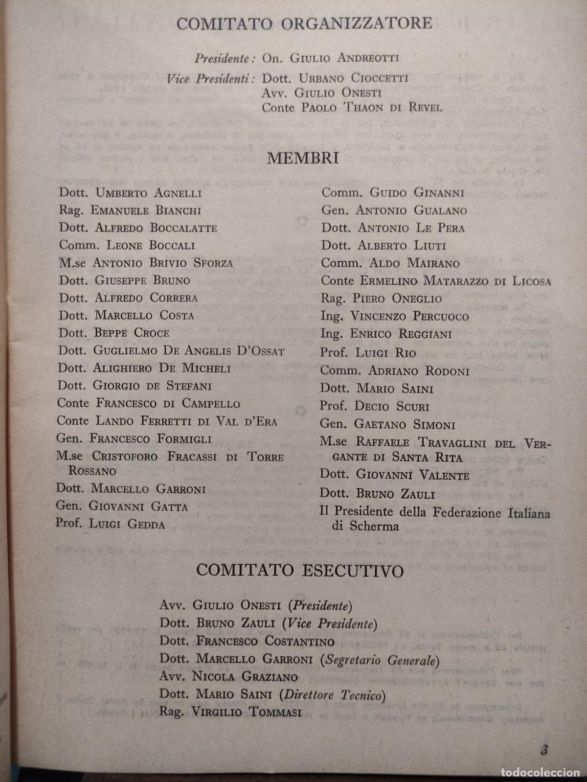 Coleccionismo deportivo: GIOCHI DELLA XVII OLIMPIADE ROMA MCMLX - PROGRAMMA UFFICIALE - 36 PROGRAMAS - JUEGOS OLIMPICOS 1960 - Foto 4